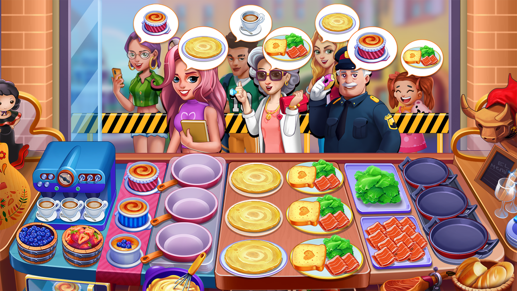 Food City: Cooking Food Games - Gameplay image of android game