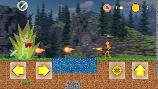 Stickman Battle Multicraft - Gameplay image of android game