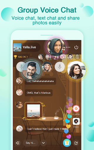 Yalla - Group Voice Chat Rooms - عکس برنامه موبایلی اندروید