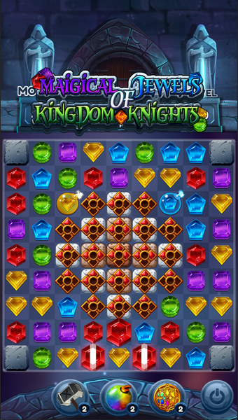 Jewels of Kingdom Knights - Gameplay image of android game