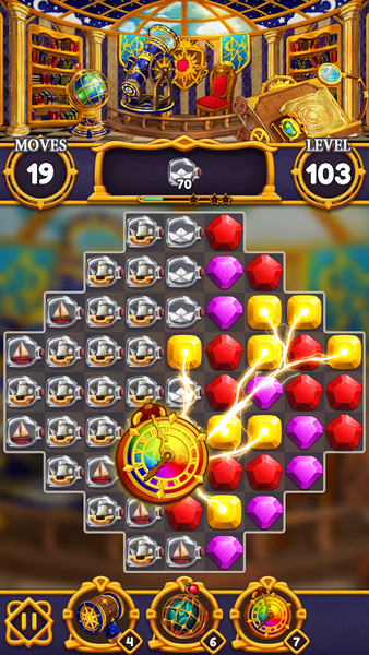 Royal Castle Jewels: Quest - Gameplay image of android game