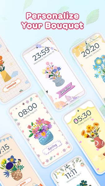 Flower DIY Language Keyboard - Image screenshot of android app