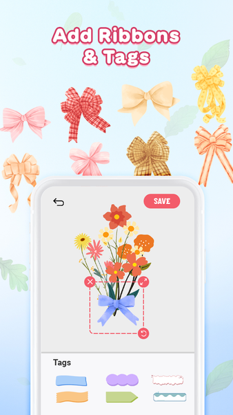 Flower DIY Language Keyboard - Image screenshot of android app