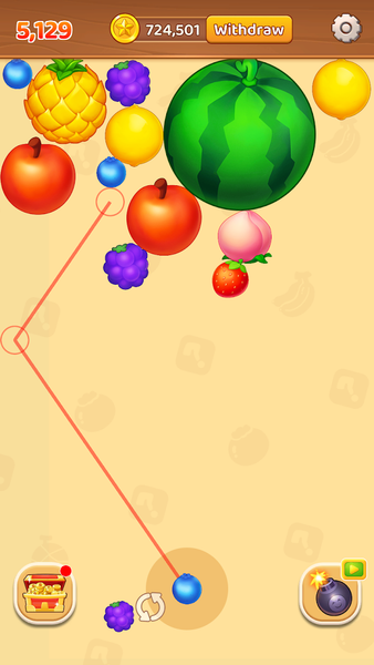 Shoot & Merge Fruit Ball - عکس بازی موبایلی اندروید