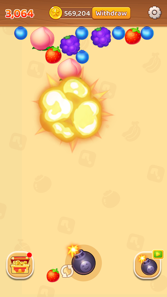 Shoot & Merge Fruit Ball - Gameplay image of android game