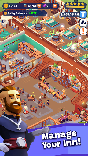 Idle Inn Empire: Hotel Tycoon - Gameplay image of android game