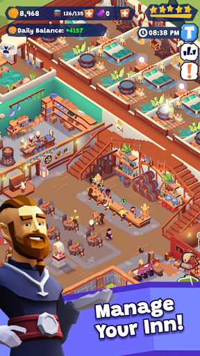 Idle Inn Empire: Hotel Tycoon - عکس بازی موبایلی اندروید