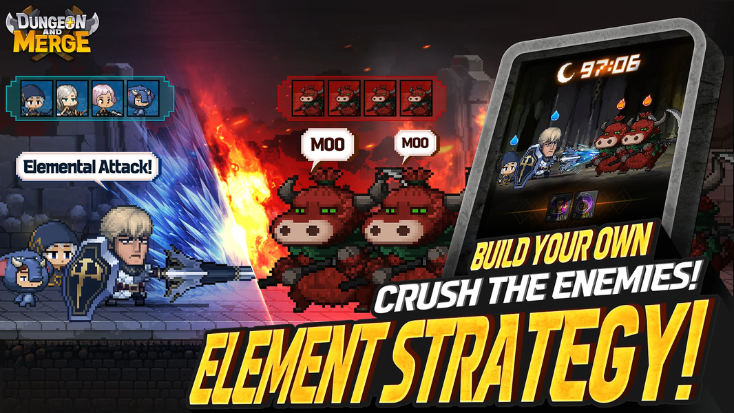 Dungeon and Merge : Idle RPG - عکس بازی موبایلی اندروید