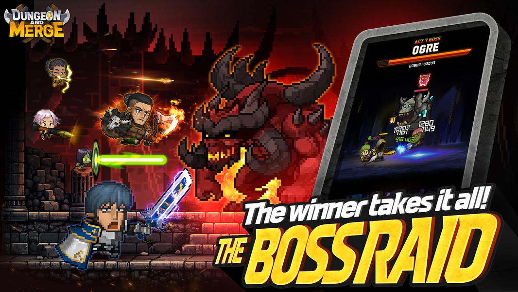 Dungeon and Merge : Idle RPG - عکس بازی موبایلی اندروید