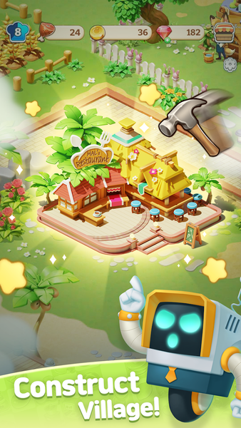 Merge Town: Puzzle&Story - Gameplay image of android game