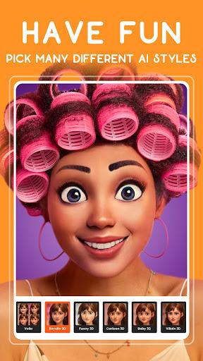 Voila AI Artist Cartoon Filter - عکس برنامه موبایلی اندروید
