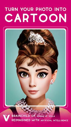 Voila AI Artist Cartoon Filter - عکس برنامه موبایلی اندروید