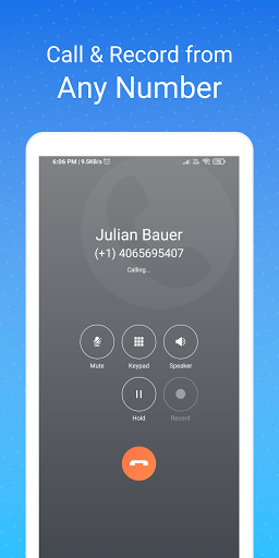 WePhone: WiFi Phone Call &Text - Image screenshot of android app