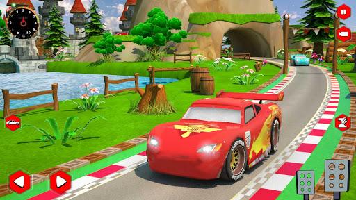 Super Kids Fast Lightning Car Racing - عکس بازی موبایلی اندروید