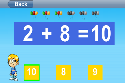 Kids Addition and Subtraction - Image screenshot of android app