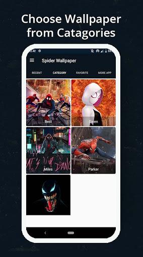 🕷️ Black Spider Superhero Wallpaper HD Offline - Image screenshot of android app