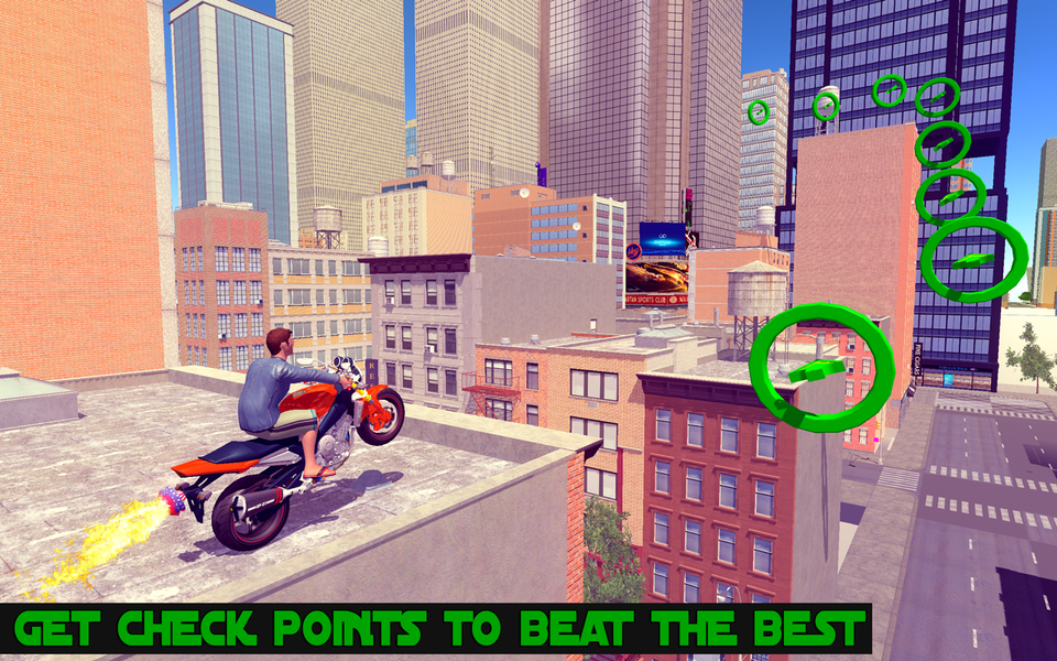 Impossible Mega Ramp Moto Bike - Image screenshot of android app