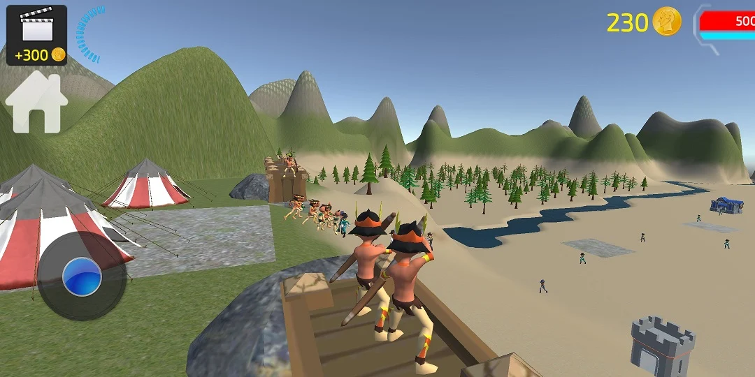 Western Wild West War - Gameplay image of android game