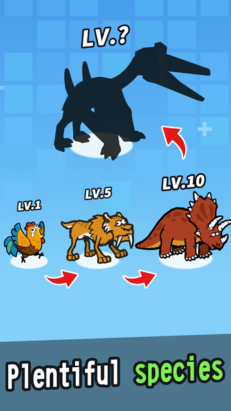 Merge Animal:Evolution Age - عکس بازی موبایلی اندروید