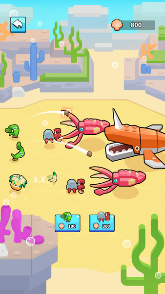 Block Fish:Merge Battle - Gameplay image of android game