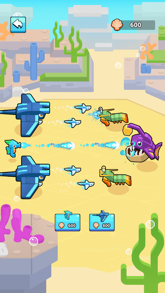 Block Fish:Merge Battle - Gameplay image of android game