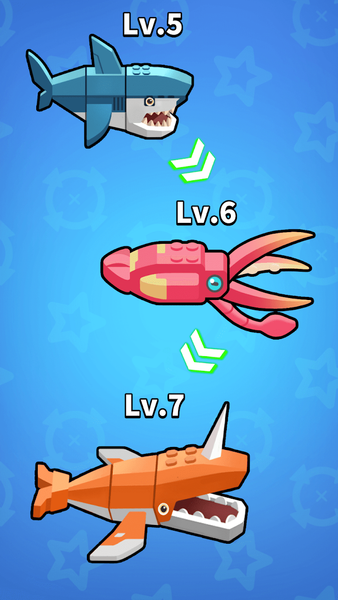 Block Fish:Merge Battle - Gameplay image of android game