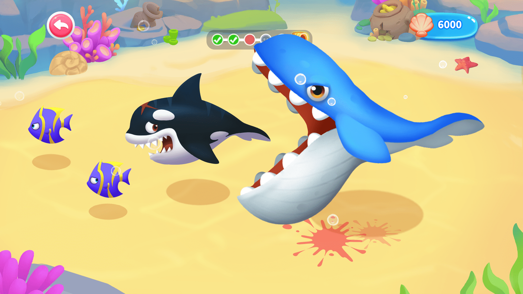 Merge Fish vs. Plants Battle - عکس بازی موبایلی اندروید