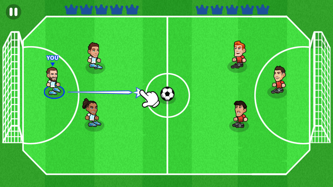 Mini football - Mobile Soccer - Gameplay image of android game