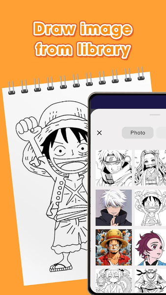 Draw Anime - AR Drawing Sketch - عکس برنامه موبایلی اندروید