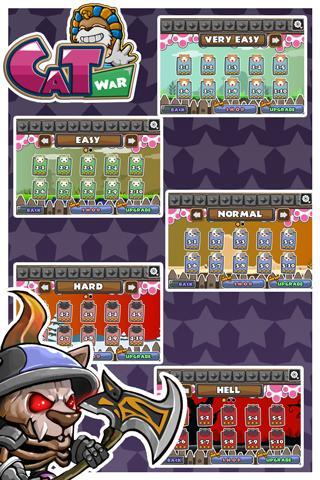 Cat War - Gameplay image of android game