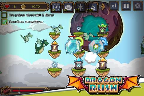 Dragon Rush - Gameplay image of android game