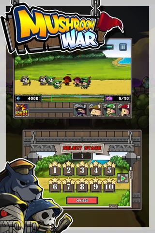 Mushroom War - Gameplay image of android game