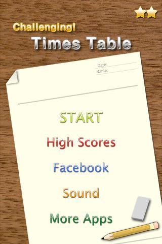Challenging Timestable - Gameplay image of android game