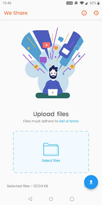 We Transfer Smash File Transfer with Link app for Android - Download