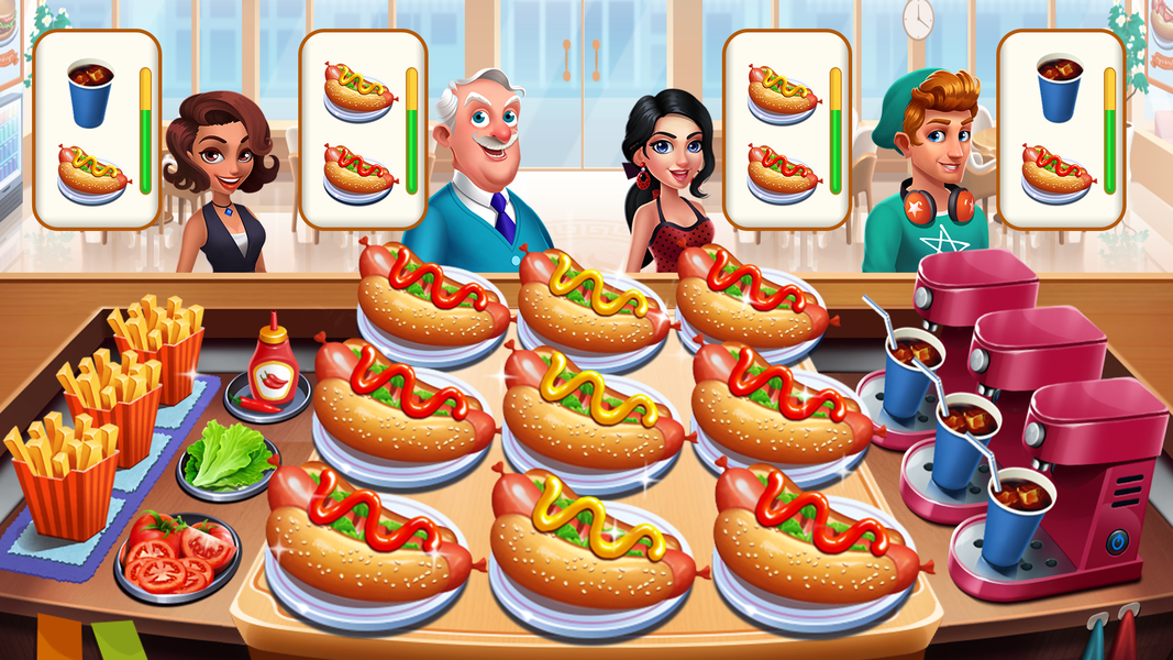 Cooking Wonderful: Chef Game - Gameplay image of android game