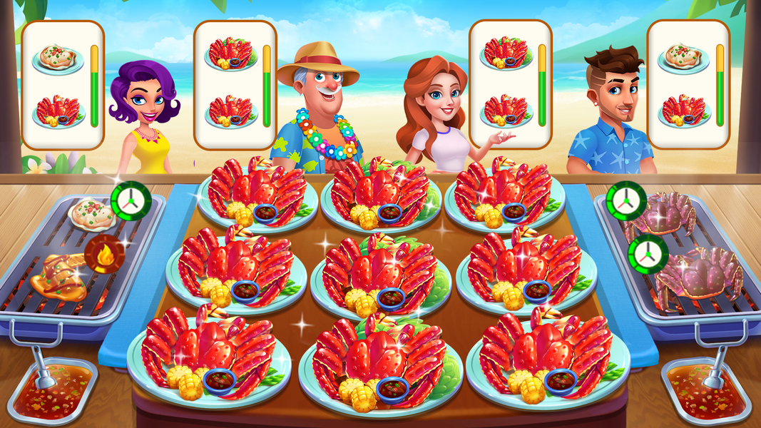 Cooking Wonderful: Chef Game - Gameplay image of android game