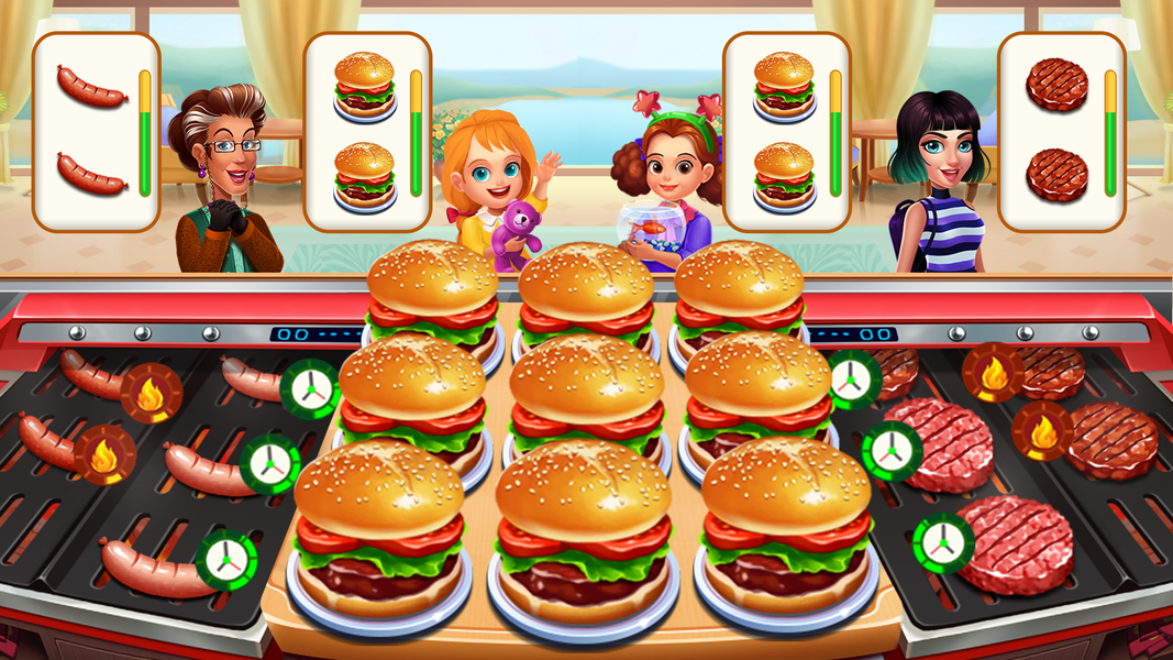 Cooking Wonderful: Chef Game - Gameplay image of android game