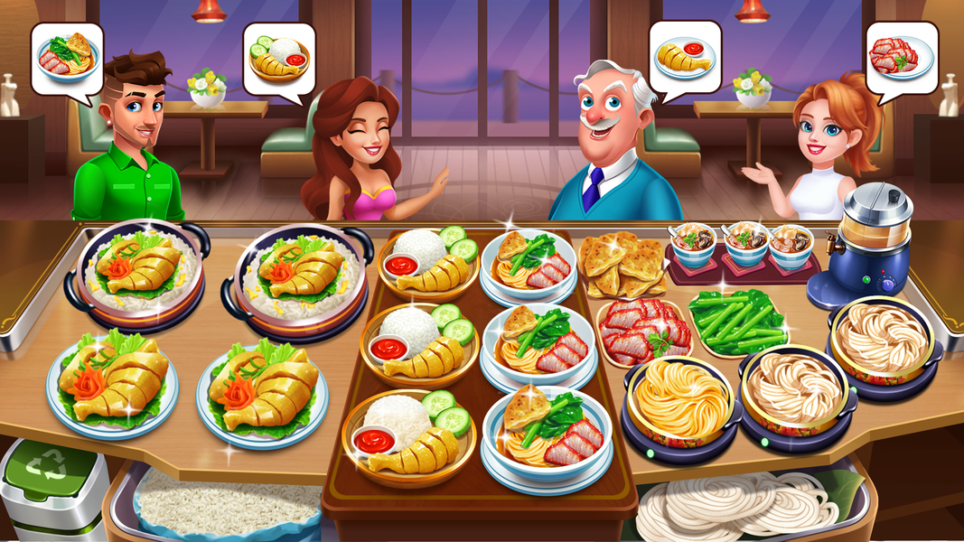Cooking Wonderful: Chef Game - Gameplay image of android game
