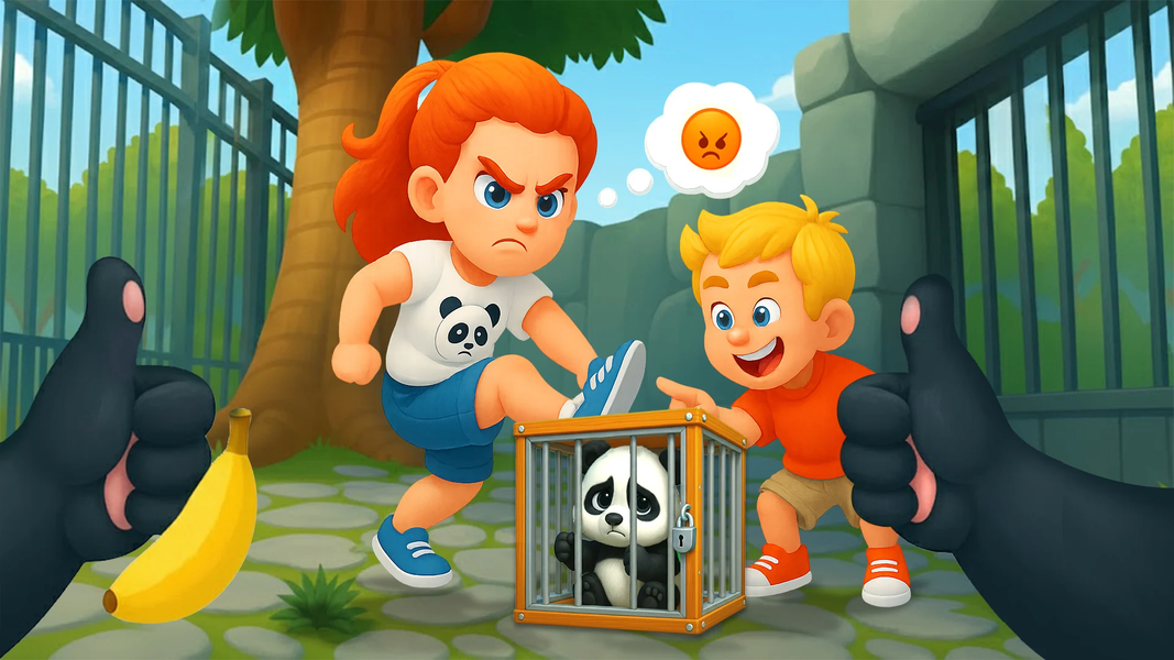 Panda Prank: Life Simulator - Gameplay image of android game