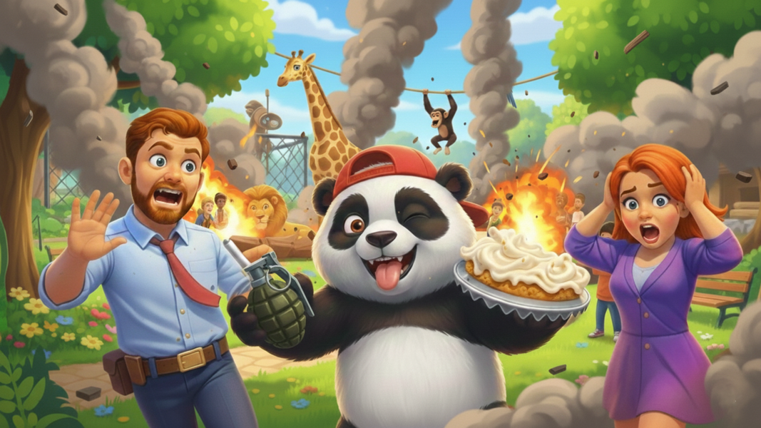 Panda Prank: Life Simulator - Gameplay image of android game