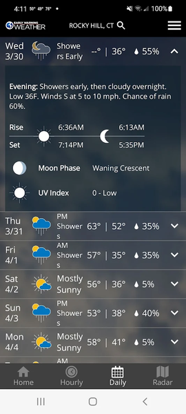 WFSB First Alert Weather - عکس برنامه موبایلی اندروید