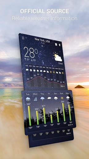 Weather forecast - عکس برنامه موبایلی اندروید