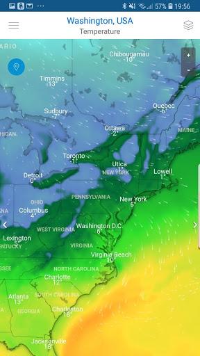 Weather forecast - عکس برنامه موبایلی اندروید