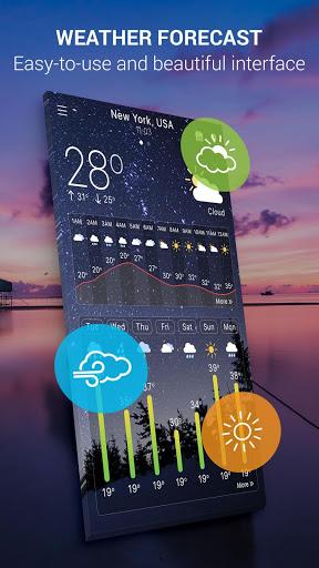 Weather forecast - عکس برنامه موبایلی اندروید