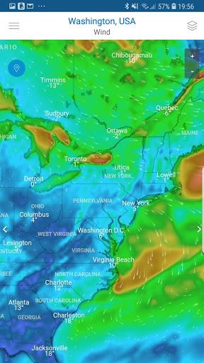 Weather forecast - عکس برنامه موبایلی اندروید