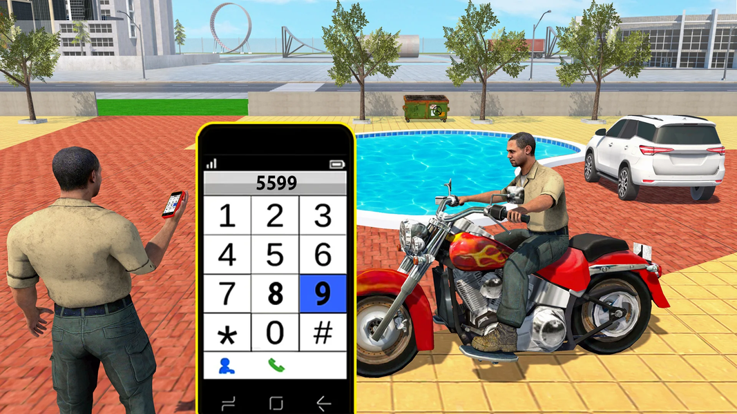 Indian Driving Gangster Sim 3D - Gameplay image of android game