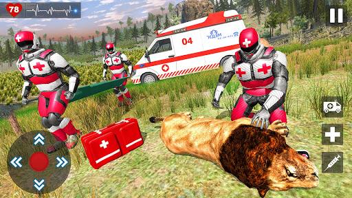 Animals Rescue Games: Animal Robot Doctor 3D Games - Gameplay image of android game