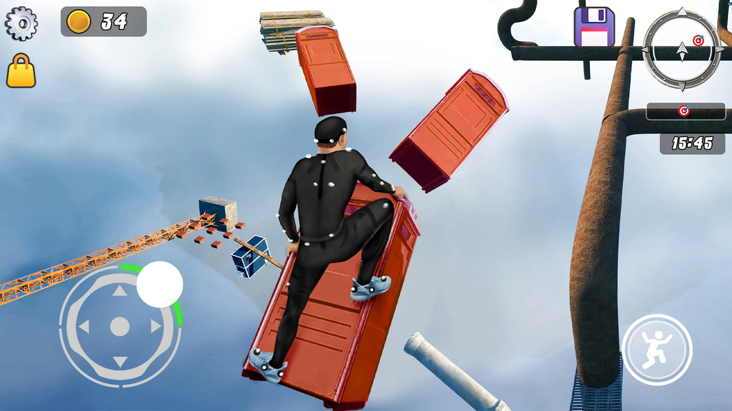 GO UP! - Parkour Game - Gameplay image of android game