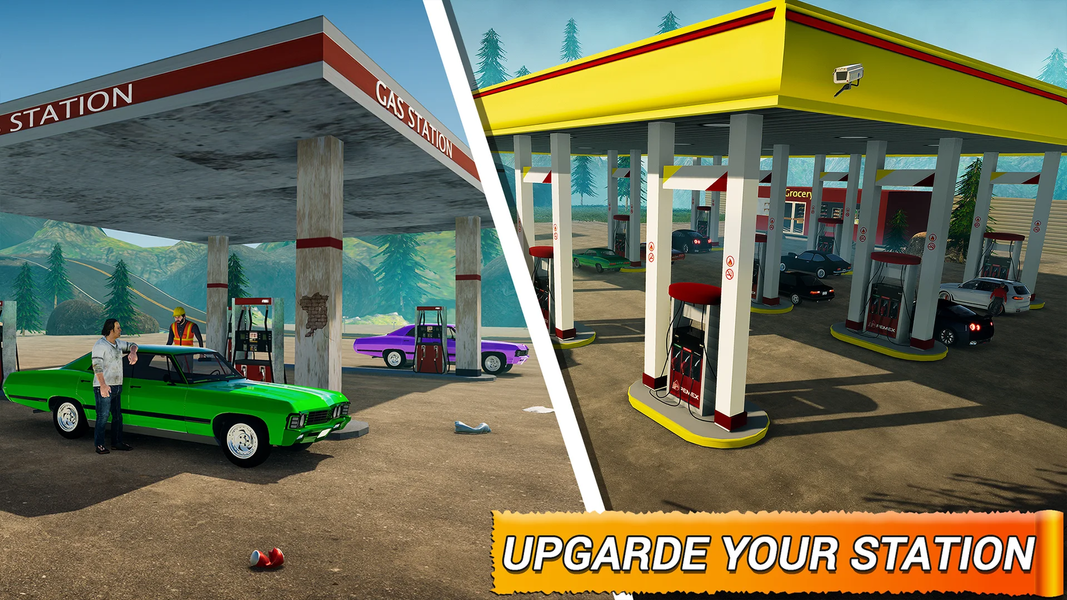 Gas Station Business Simulator - عکس بازی موبایلی اندروید