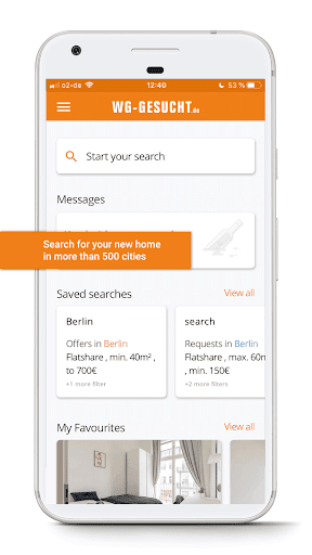 WG-Gesucht.de - Find your home - Image screenshot of android app